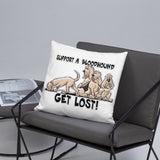 Get Lost 2019 Basic Pillow - The Bloodhound Shop