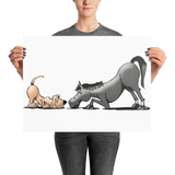Palmer Horse'n Around Photo Paper Poster - The Bloodhound Shop