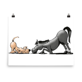 Palmer Horse'n Around Photo Paper Poster - The Bloodhound Shop