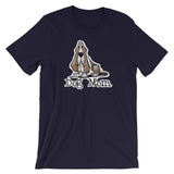 Basset- Dog Mom FBC Short-Sleeve Unisex T-Shirt - The Bloodhound Shop