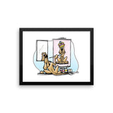 Artist Hound Framed poster - The Bloodhound Shop