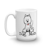 Westie- Dog Mom FBC Mug - The Bloodhound Shop