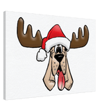 Christmas Moose Hound Canvas | The Bloodhound Shop