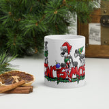 Very Schnauzer Christmas White glossy mug | The Bloodhound Shop