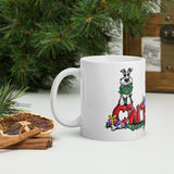 Very Schnauzer Christmas White glossy mug | The Bloodhound Shop