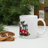 Very Schnauzer Christmas White glossy mug | The Bloodhound Shop