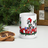 Very Schnauzer Christmas White glossy mug | The Bloodhound Shop