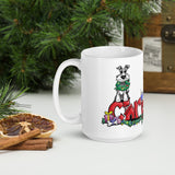 Very Schnauzer Christmas White glossy mug | The Bloodhound Shop